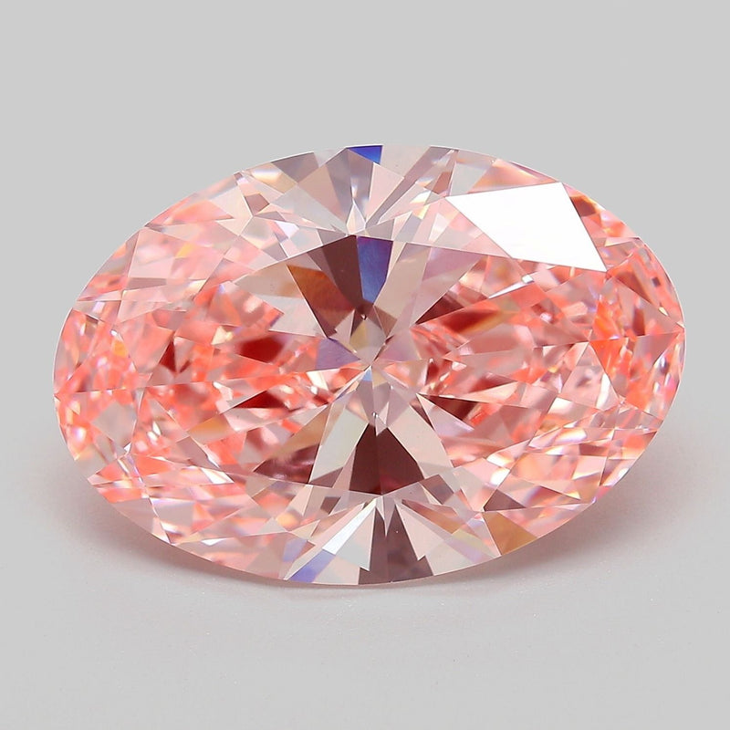Oval 10.08ct Fancy Vivid Pink VVS2 IGI #LG766656070