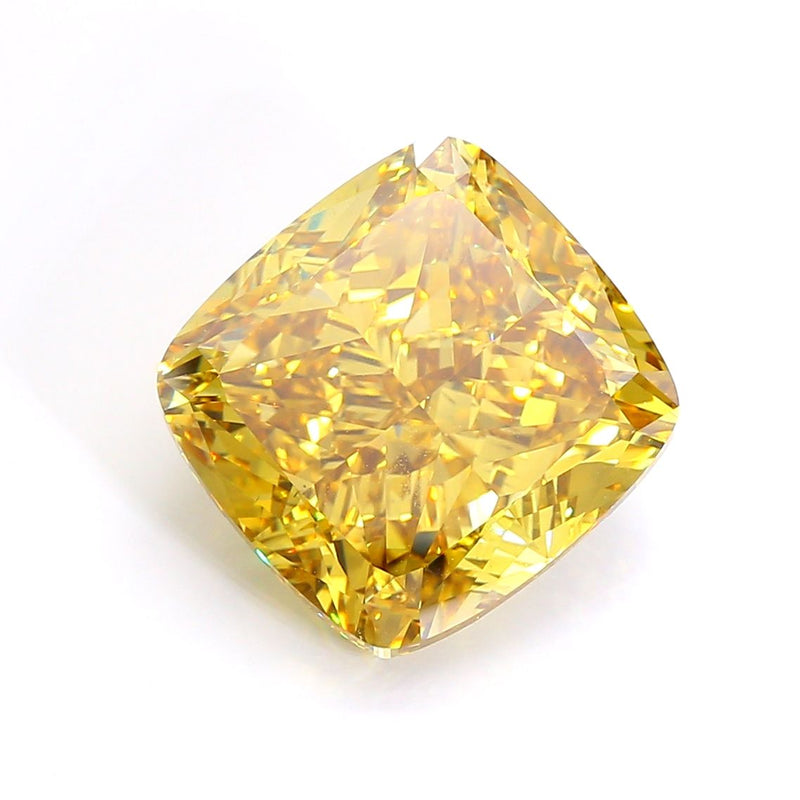 Cushion modified 31.53ct Fancy Vivid Grayish Yellow VS1 IGI #LG728574021
