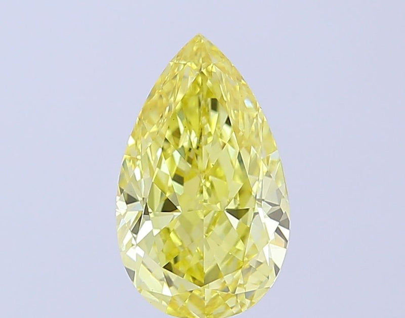 Pear 2.71ct Fancy Intense Yellow VS1 IGI #LG777624118
