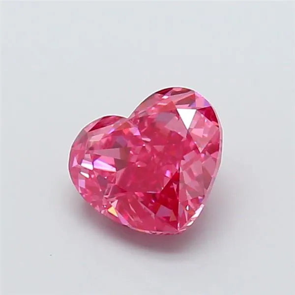 2.01ct Heart Lab Grown Diamond (Colour Fancy Vivid Pink, Clarity VS1, IGI Certified)