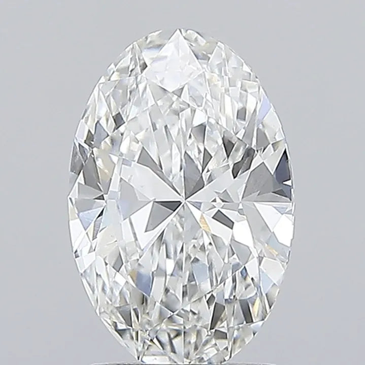 2.25ct Oval Lab Grown Diamond (Colour F, Clarity VS1, IGI Certified)