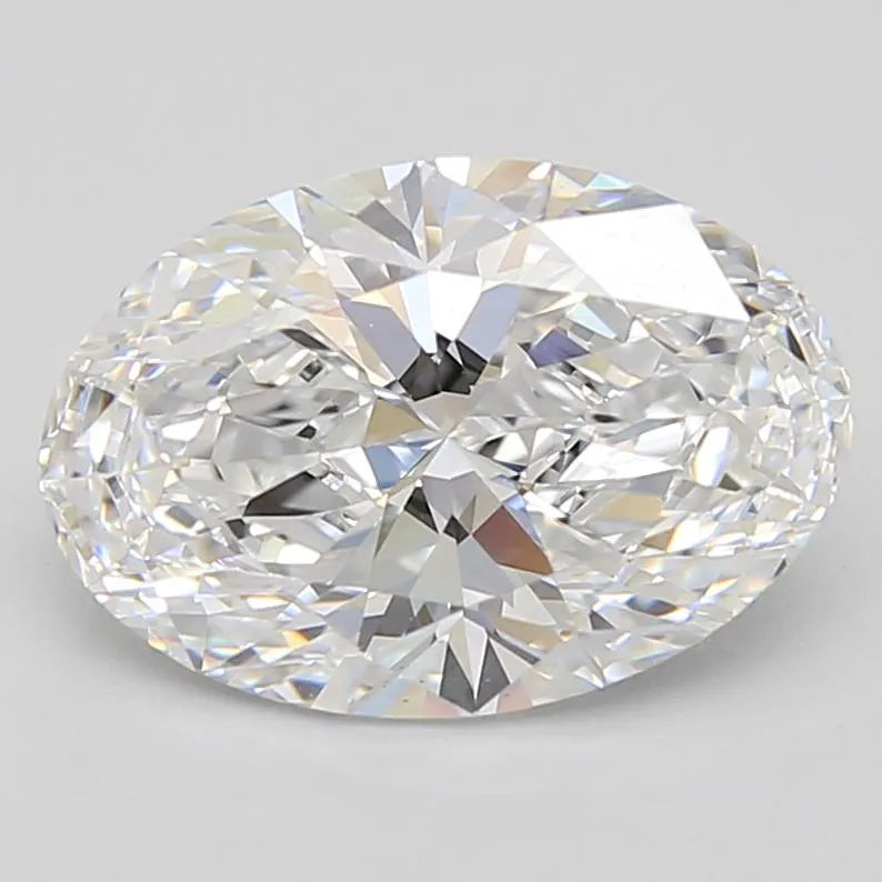 2.42ct Oval Lab Grown Diamond (Colour D, Clarity IF, GIA Certified)