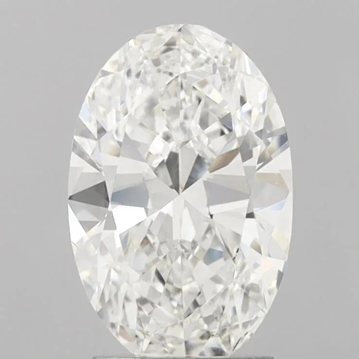 2.50ct Oval Lab Grown Diamond (Colour F, Clarity VS1, IGI Certified)