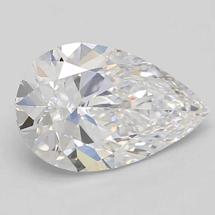 2.69ct Pear Lab Grown Diamond (Colour D, Clarity VVS1, GIA Certified)