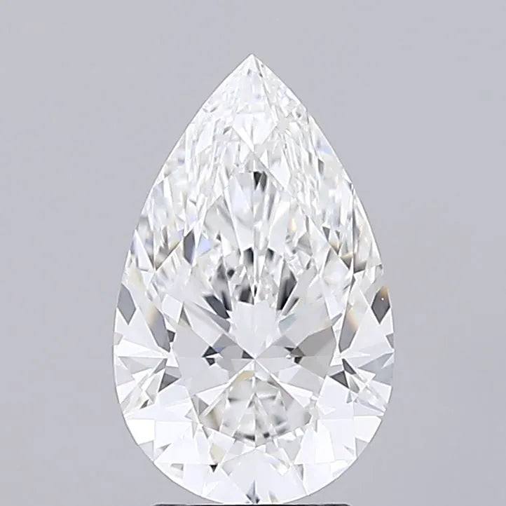 2.72ct Pear Lab Grown Diamond (Colour E, Clarity VVS1, IGI Certified)