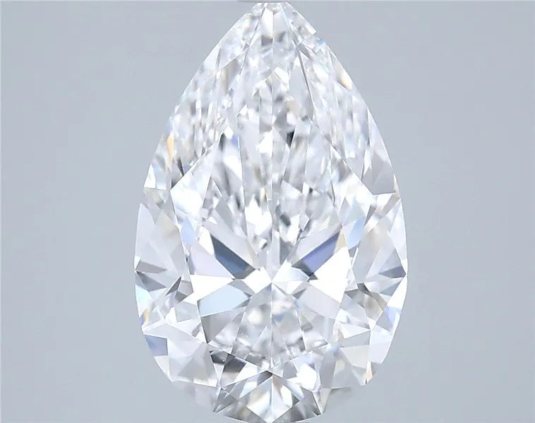 2.74ct Pear Lab Grown Diamond (Colour D, Clarity VVS2, IGI Certified)