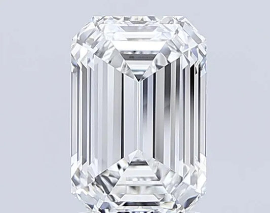 3.02ct Emerald Lab Grown Diamond (Colour D, Clarity VS1, IGI Certified)