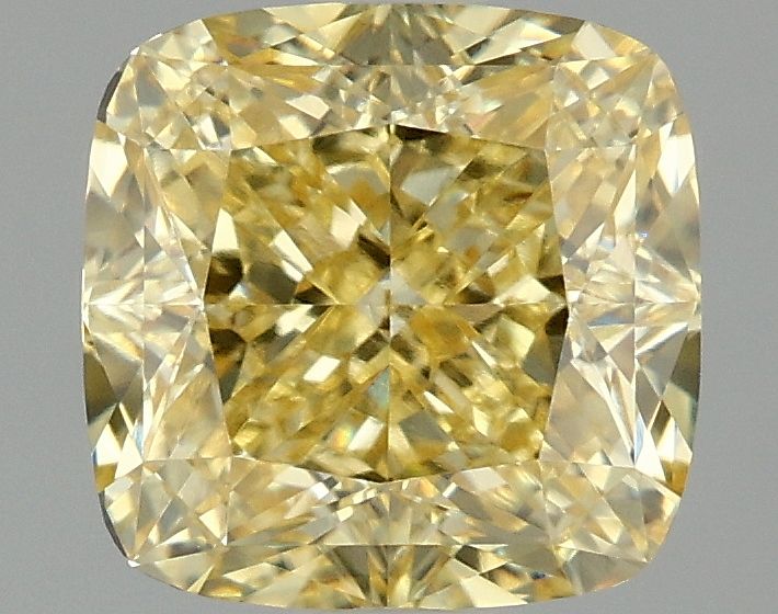 Cushion modified 2.11ct Fancy Intense Yellow VVS2 IGI #LG660418286