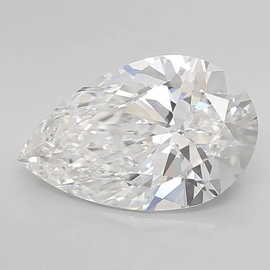 3.00ct Pear Lab Grown Diamond (Colour D, Clarity IF, IGI Certified)
