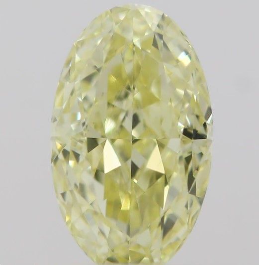 Oval 0.6ct Fancy Yellow VS2 GIA #6213654502