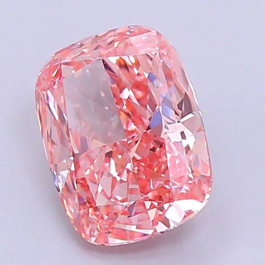 2.24ct Cushion modified Lab Grown Diamond (Colour Fancy Vivid Pink, Clarity VVS2, IGI Certified)