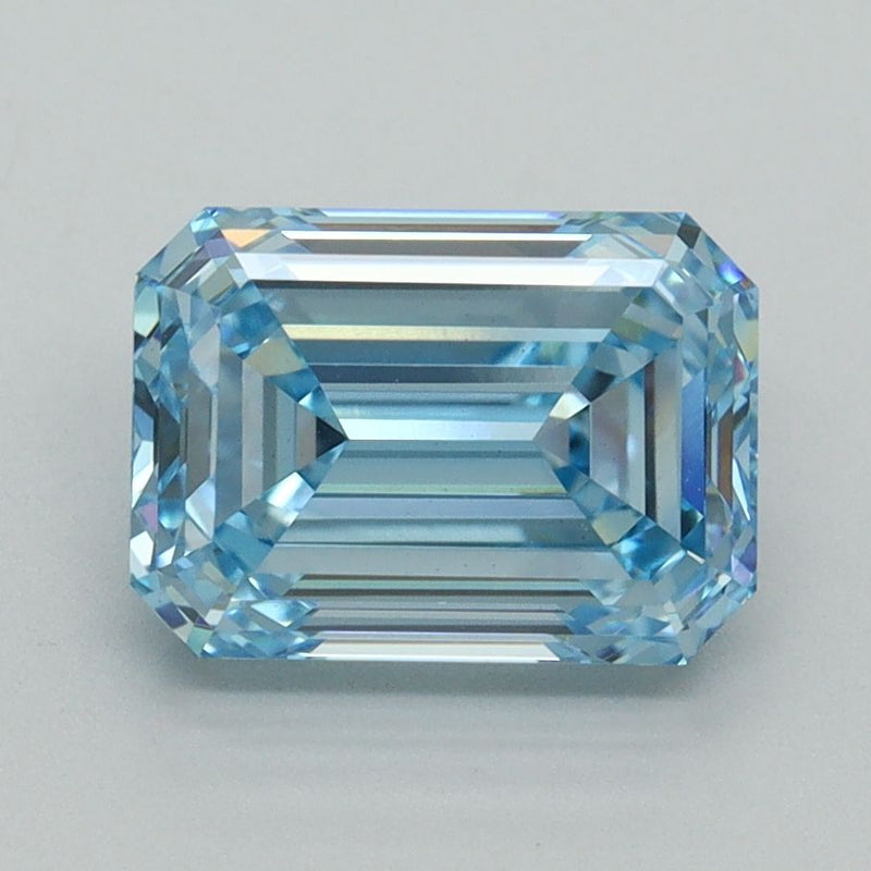 Emerald 2.39ct Fancy Intense Blue VS1 IGI #LG614338754