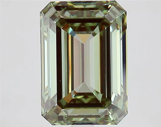 5.53ct Emerald Lab Grown Diamond (Colour Fancy Intense Green, Clarity VVS2, IGI Certified)