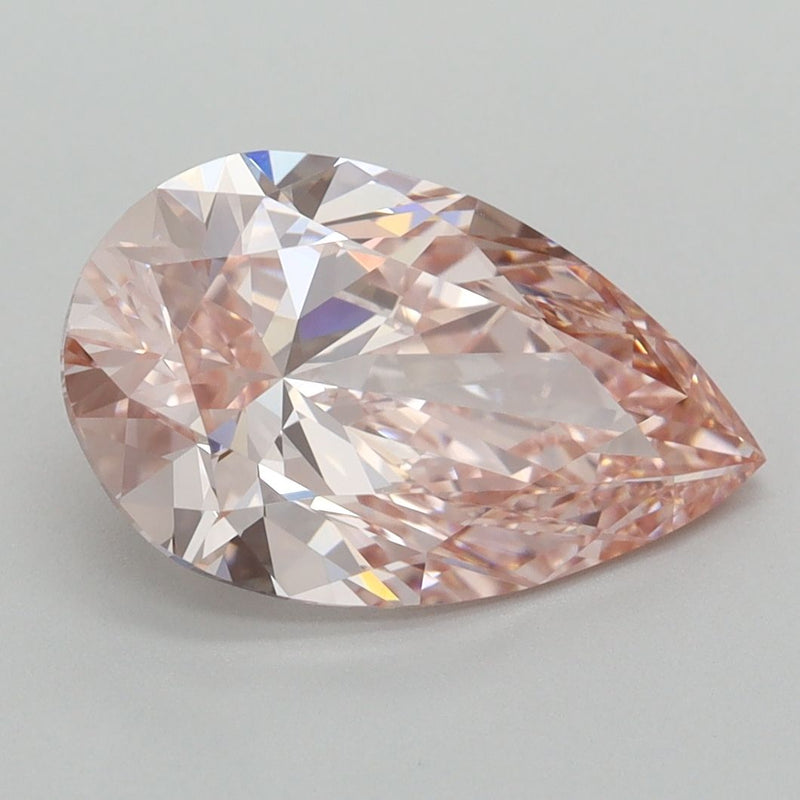 Pear 3.05ct Fancy Intense Pink VVS2 IGI #LG772667628