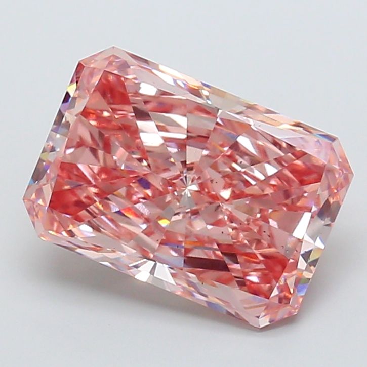 Radiant 8.49ct Fancy Vivid Pink VS2 IGI #LG741599511