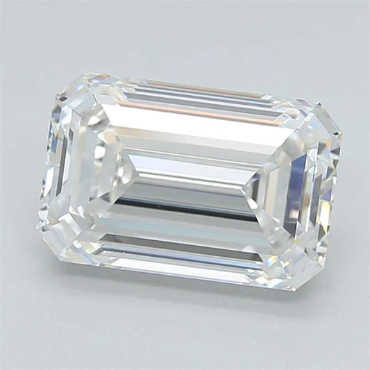2.80ct Emerald Lab Grown Diamond (Colour E, Clarity VVS2, IGI Certified)