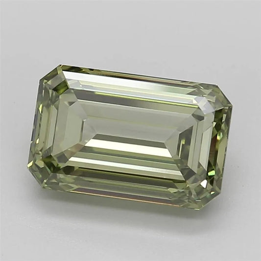 4.51ct Emerald Lab Grown Diamond (Colour Fancy Vivid Green, Clarity VVS2, IGI Certified)
