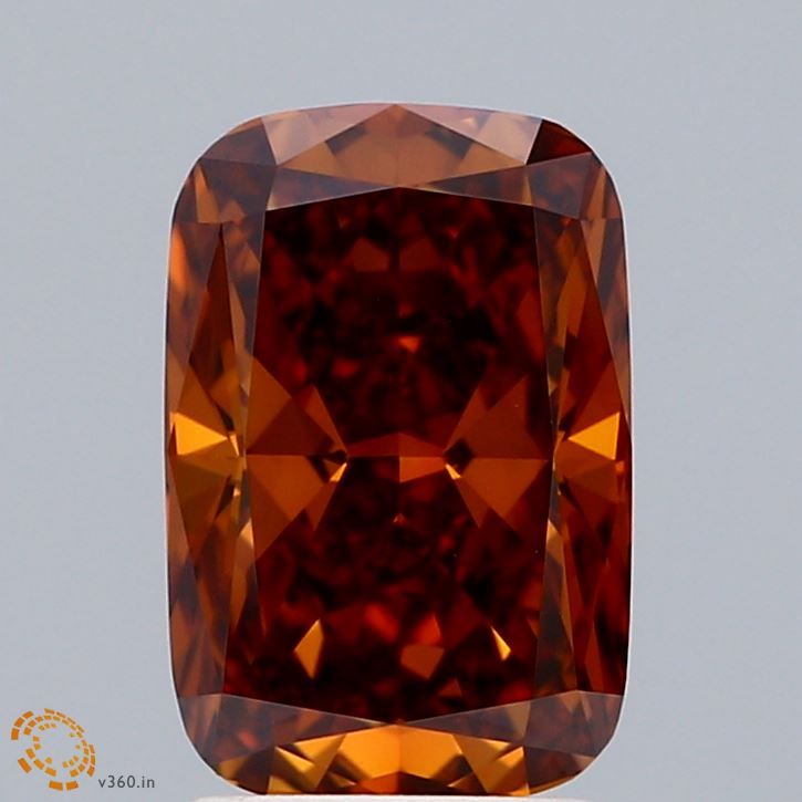 Cushion brilliant 2.18ct Fancy Deep Orange VVS2 IGI #LG657466895