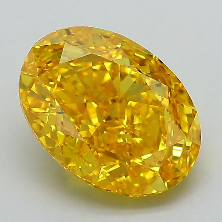 Oval 2.75ct Fancy Vivid Yellow VVS1 IGI #LG591363548