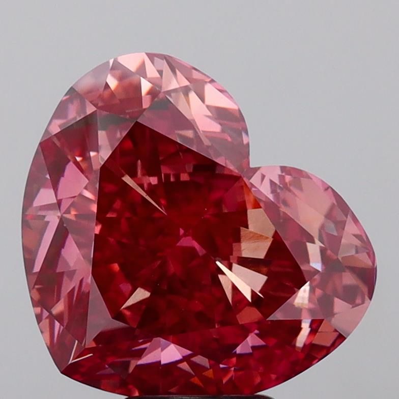 Heart 8.2ct Fancy Vivid Pink VS1 IGI #LG769658860