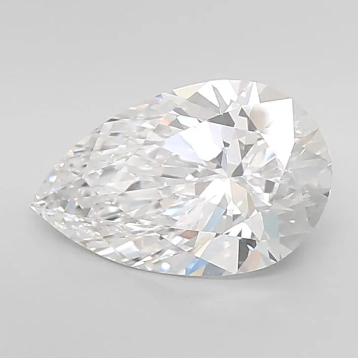 3.01ct Pear Lab Grown Diamond (Colour D, Clarity IF, Cut EX, IGI Certified)