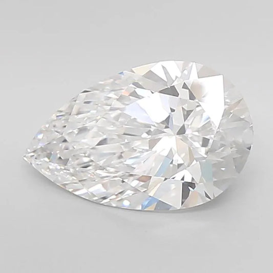 3.01ct Pear Lab Grown Diamond (Colour D, Clarity IF, Cut EX, IGI Certified)