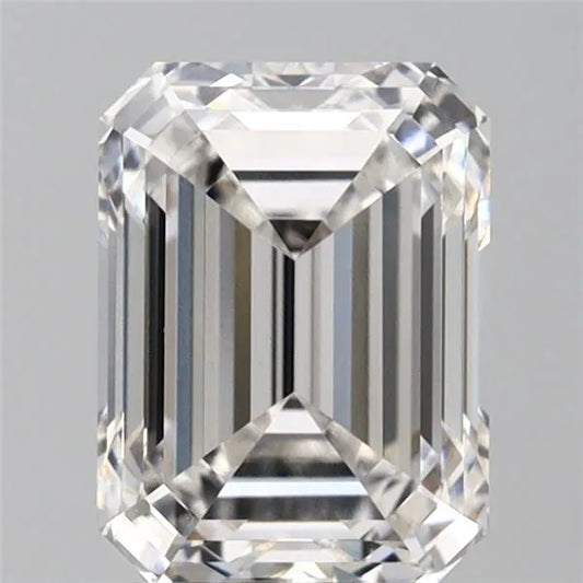 2.90ct Emerald Lab Grown Diamond (Colour G, Clarity VVS2, IGI Certified)