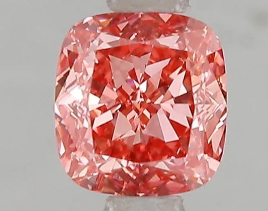 1.02ct Cushion modified Lab Grown Diamond (Colour Fancy Vivid Pink, Clarity VS2, IGI Certified)