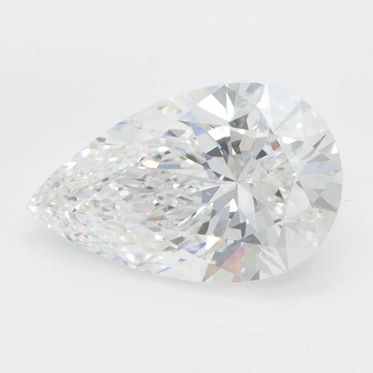 3.30ct Pear Lab Grown Diamond (Colour D, Clarity VVS1, IGI Certified)