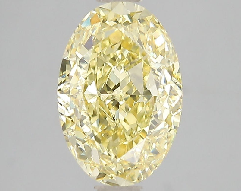 Oval 3.03ct Fancy Vivid Yellow VS1 IGI #LG685540145