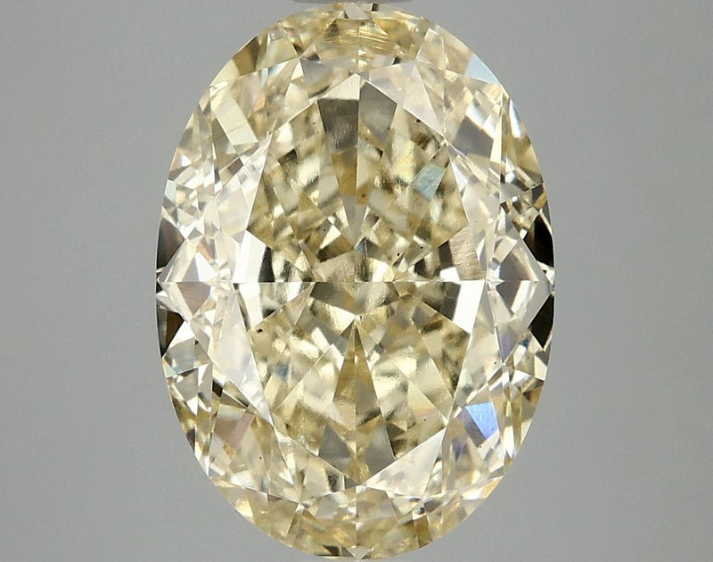 Oval 5.1ct Fancy Intense Yellow VS2 IGI #LG698536524