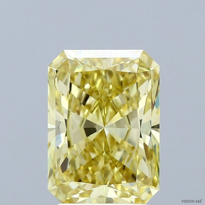 Radiant 3.1ct Fancy Intense Yellow VVS2 IGI #LG737521670