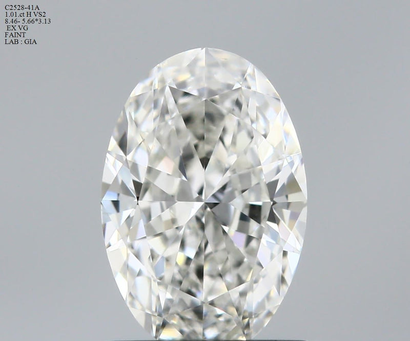 Oval 1.01ct H VS2 GIA #2536309792
