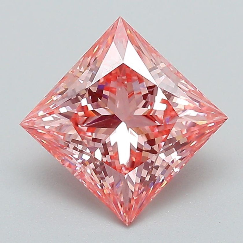 Princess 2ct Fancy Vivid Pink VS1 IGI #LG717505898