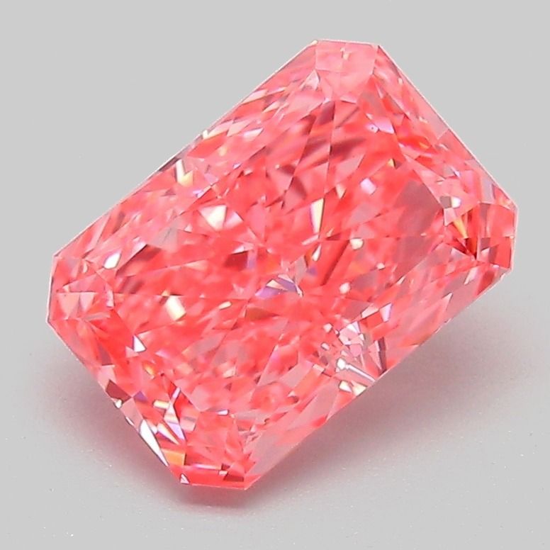 Radiant 2.08ct Fancy Vivid Pink VVS2 IGI #LG776655664