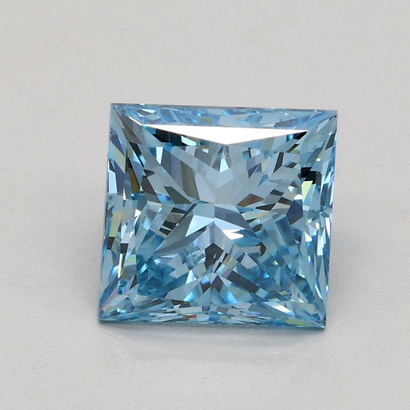 Princess 1.51ct Fancy Intense Blue SI1 IGI #LG508114355