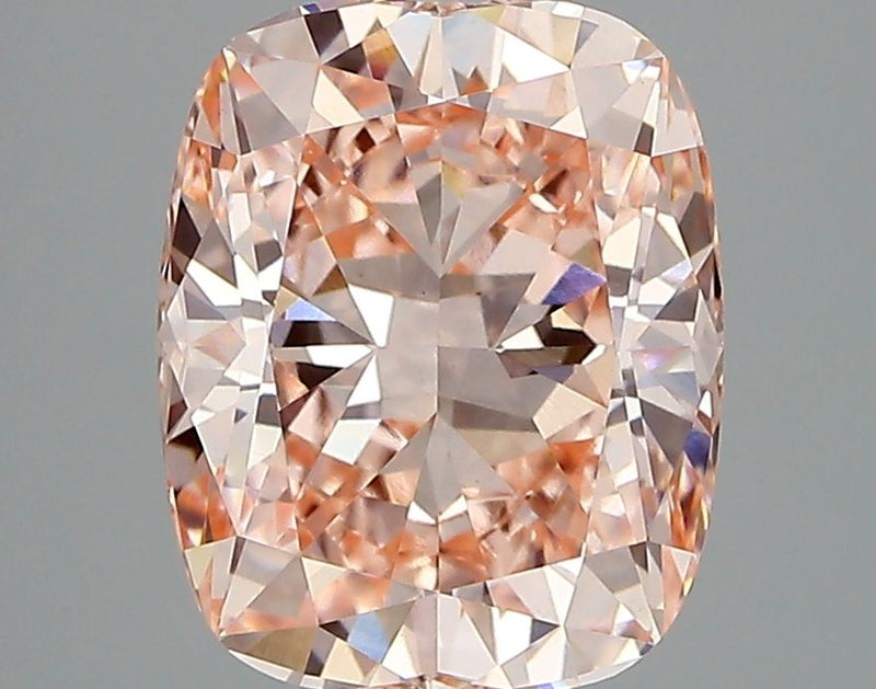 Cushion modified 3.38ct Fancy Intense Pink VVS2 IGI #LG723536832
