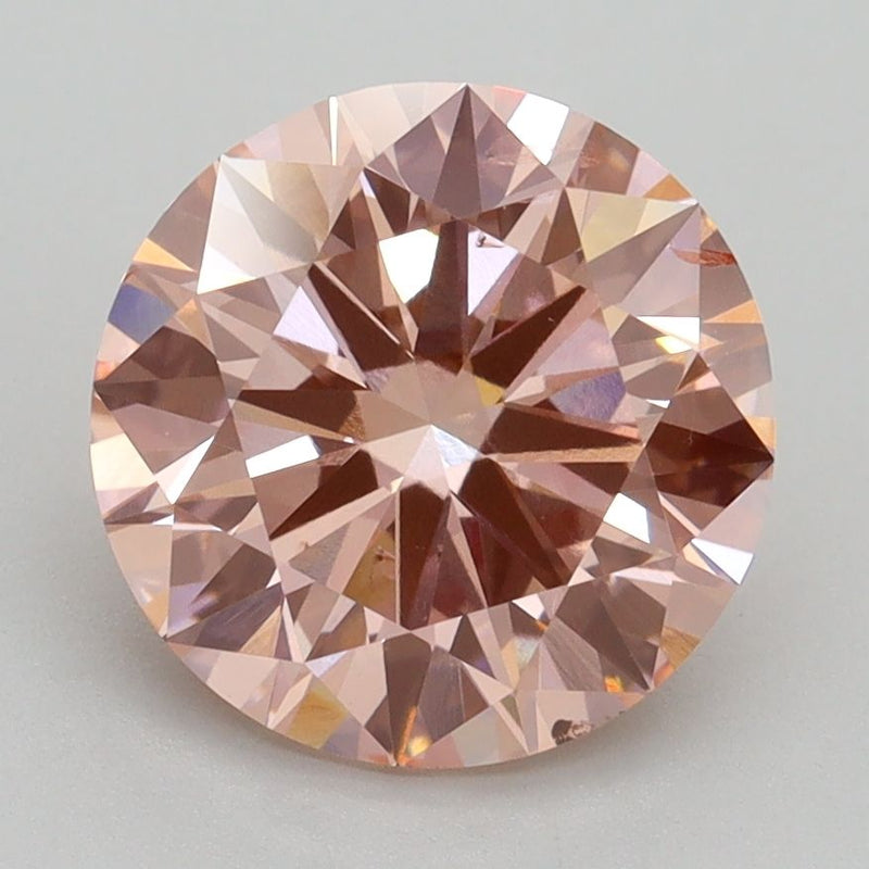 Round 3.04ct Fancy Intense Pink SI1 IGI #LG536296695