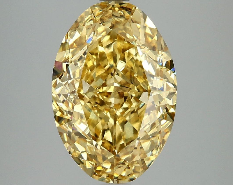 Oval 4.85ct Fancy Vivid Yellow VS2 IGI #LG660418544