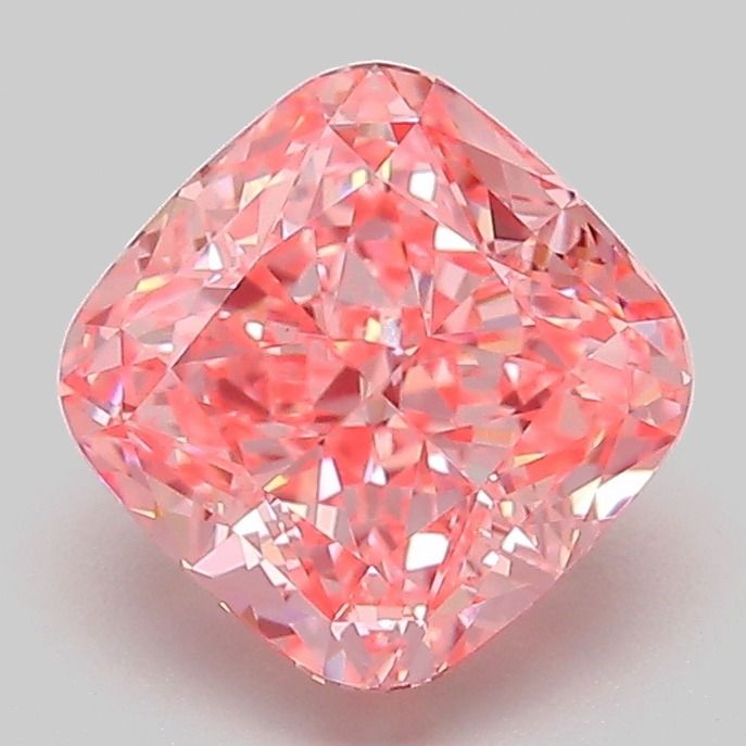 Cushion modified 2.11ct Fancy Vivid Pink VVS2 IGI #LG778615677