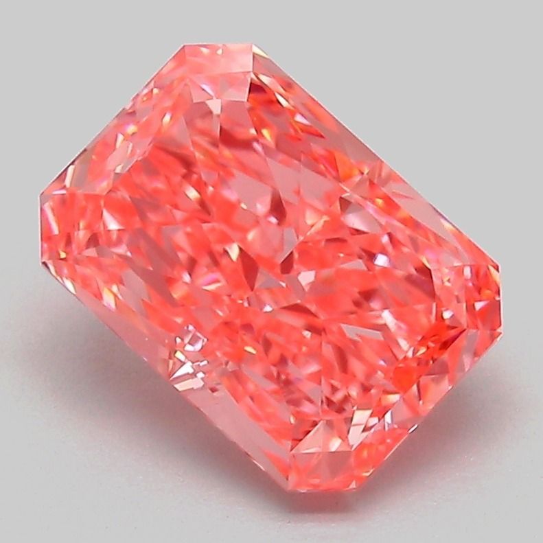 Radiant 2.12ct Fancy Vivid Pink VVS2 IGI #LG739585965