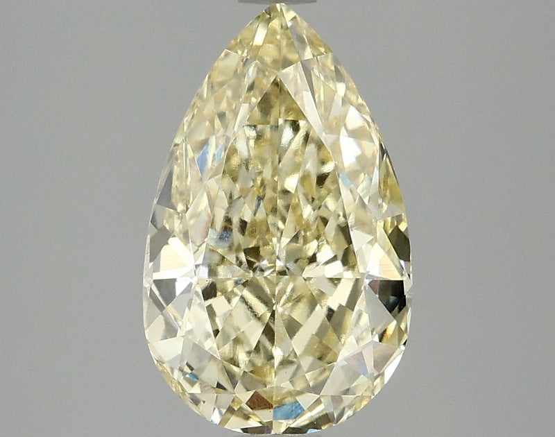 Pear 2.91ct Fancy Intense Yellow VS1 IGI #LG692518964