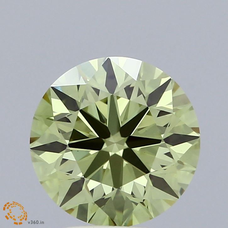 Round 2.18ct Fancy Vivid Green VS1 IGI #LG660473998