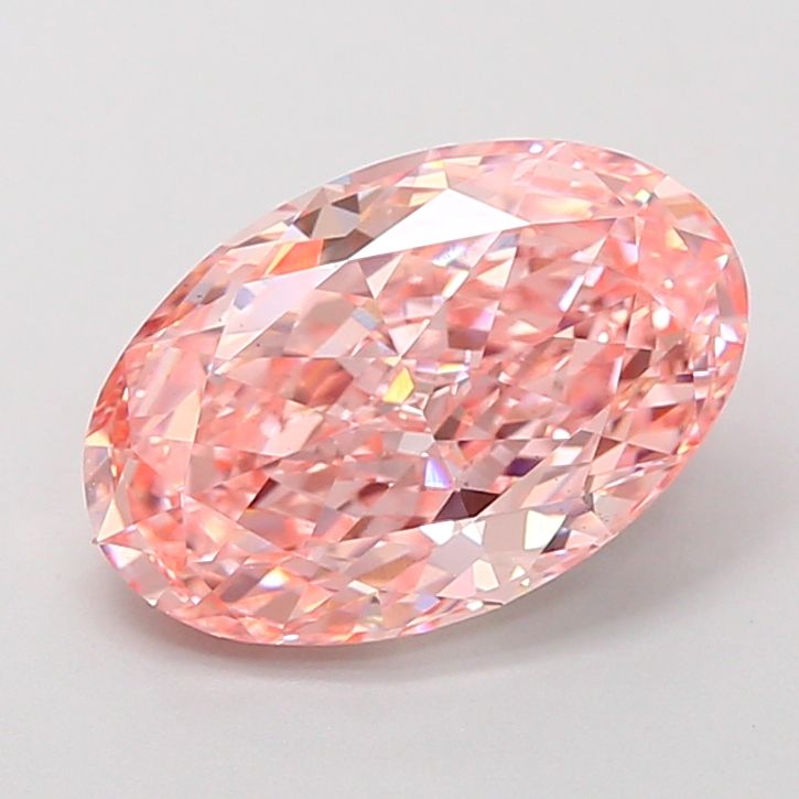 Oval 3.03ct Fancy Vivid Pink VS1 IGI #LG783631199