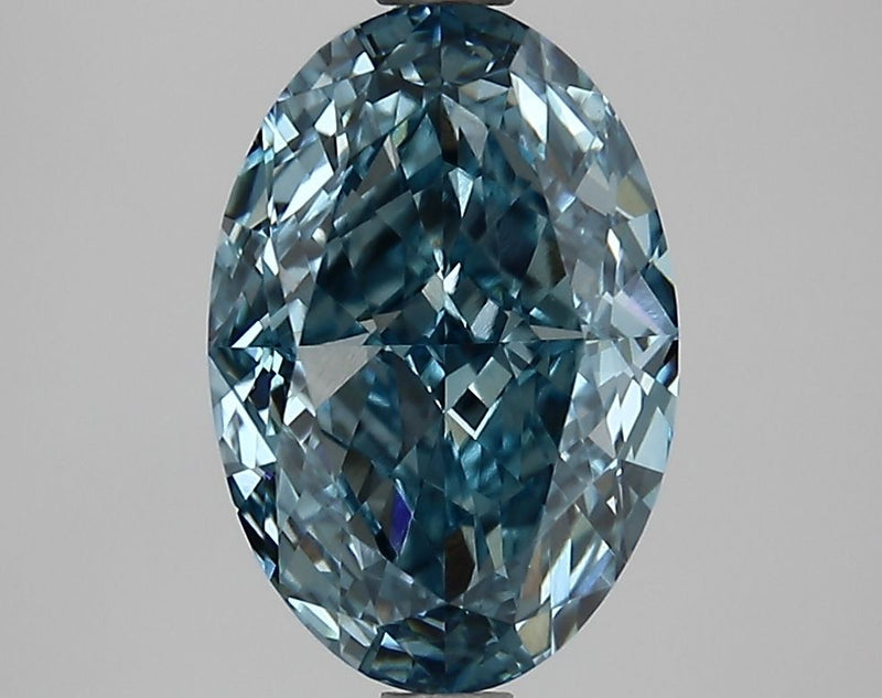 Oval 2.74ct Fancy Vivid Blue VVS2 IGI #LG652497710