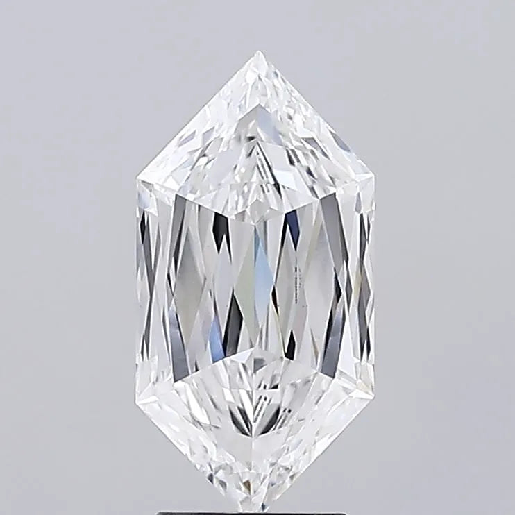 3.00ct Hexagonal Lab Grown Diamond (Colour F, Clarity VS1, IGI Certified)