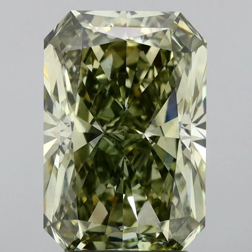 3.03ct Radiant Lab Grown Diamond (Colour Fancy Green, Clarity VS1, IGI Certified)