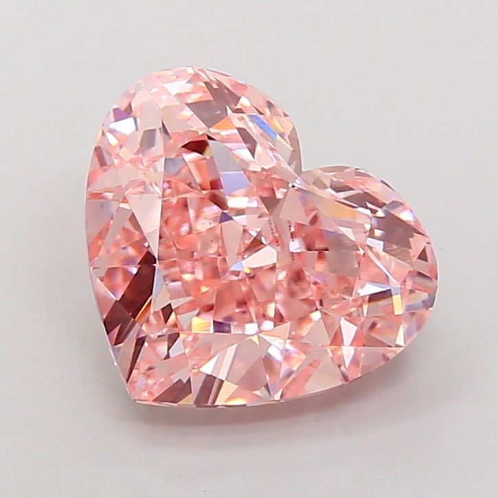 Heart 5.02ct Fancy Vivid Pink VS1 IGI #LG737531083