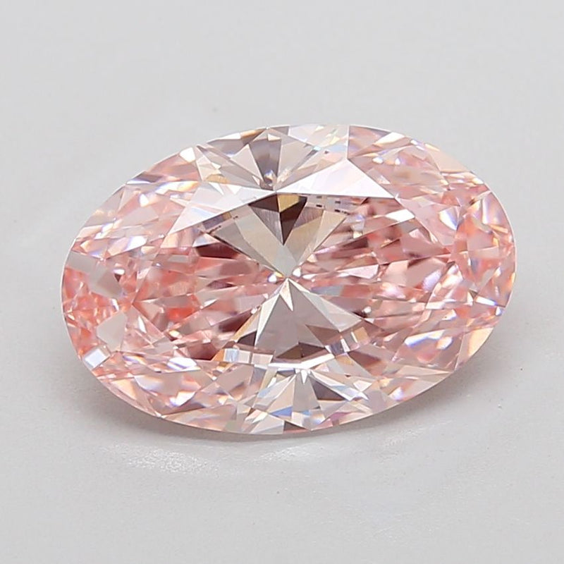 Oval 5.07ct Fancy Light Brownish Pink VS1 IGI #LG779601413