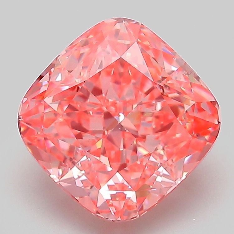 Cushion modified 3.06ct Fancy Vivid Pink VS1 IGI #LG782620494
